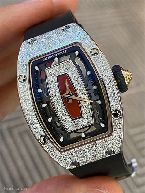 richard mille white diamond|Richard Mille diamond watch price.